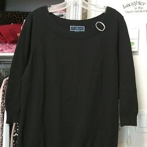 Karen Scott women's knit blouse